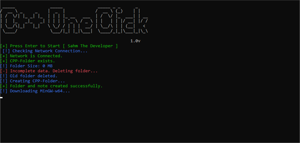 C++ OneClick Installer preview